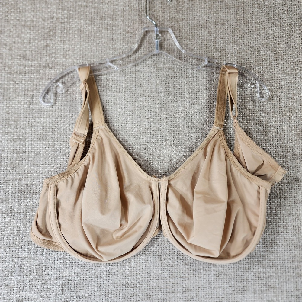 Chantelle C Magnifique Minimizer Bra C18910 Womens 40DDDD Beige Floral UW - Picture 8 of 11